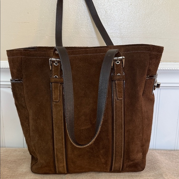 Coach vintage 2005 suede Hampton tote - Picture 8 of 14
